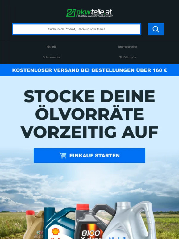 🛣️ Neues Öl, das dich unterwegs nicht im Stich lässt