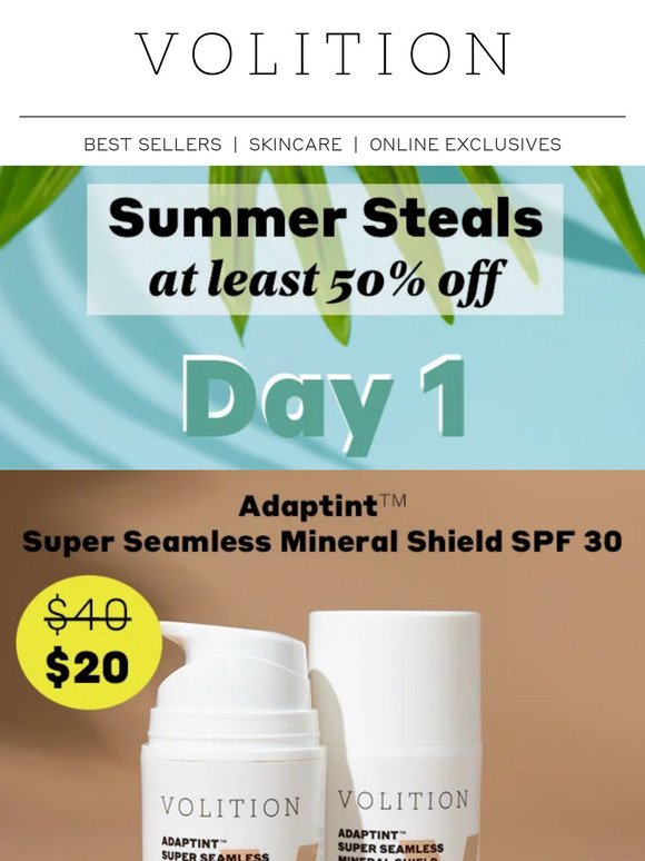 ☀️ Summer Steals #1: Adaptint SPF30 ☀️