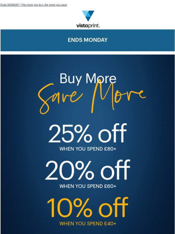 Sale now on: BUY MORE SAVE MORE!