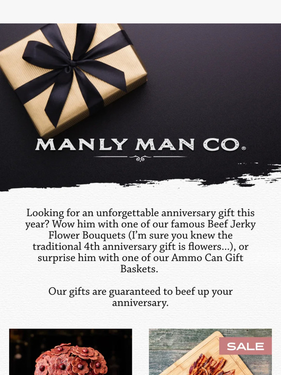 The Beef Bouquet: Gourmet Beef Sticks 🥩 Manly Man Co® - Manly Man Co.