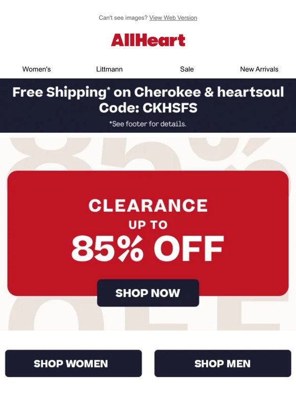 Free shipping on Cherokee & heartsoul