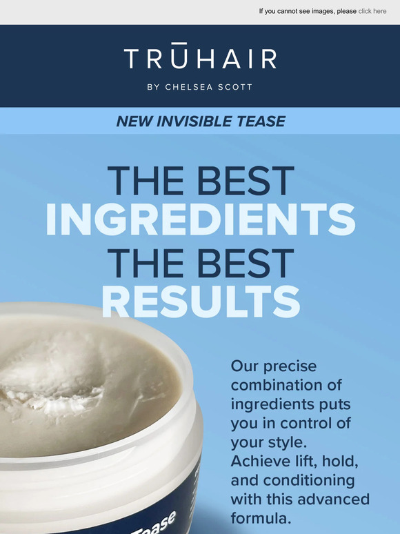 Powdered by natural ingredients.