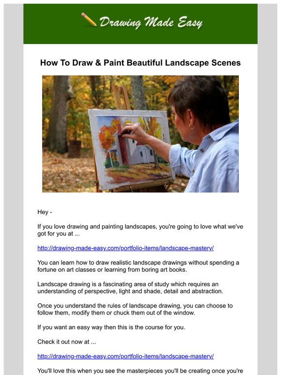 — - how to draw and paint Landscape Scenes