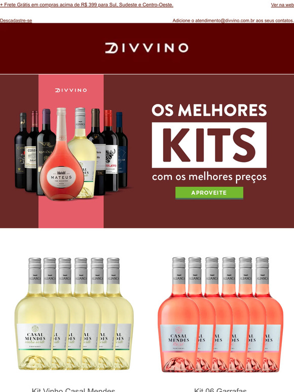 🚀 VEIO AÍ: Kits de Vinhos com até 53% OFF