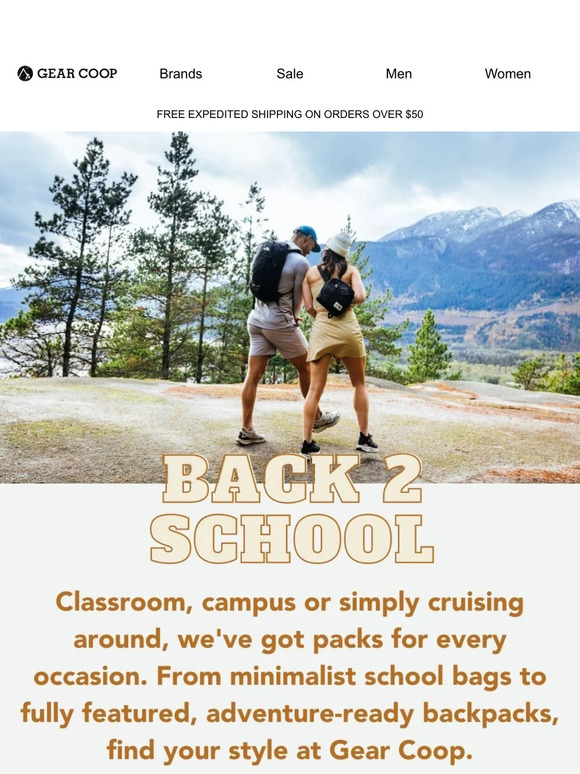 Shop the latest and greatest from The North Face, Fjällräven and Jansport