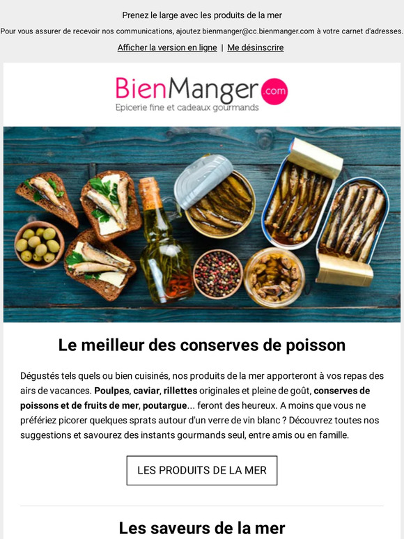 Plats cuisinés avec du poisson - épicerie fine en ligne