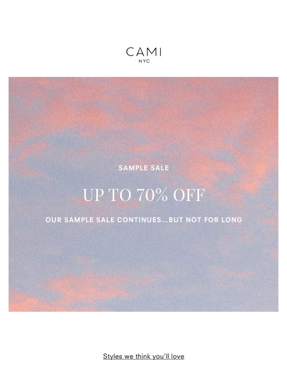 IT'S ON: The Sample Sale