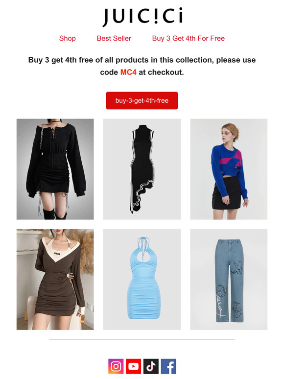 🎁Buy 3 Get 4th For Free In Specify Page!
