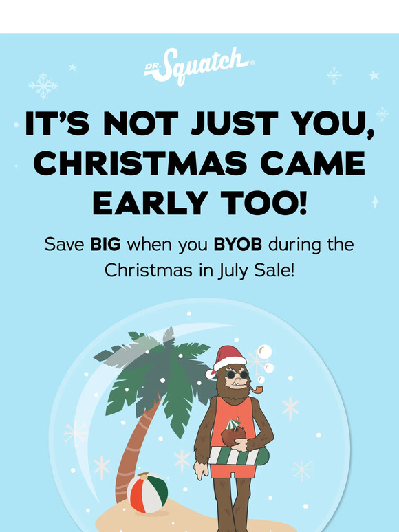 Dr. Squatch Deck the halls and Squatch your balls! Milled