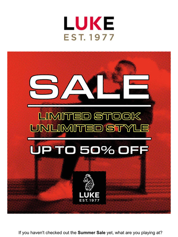 SALE. Limited stock, unlimited styles 🌶️