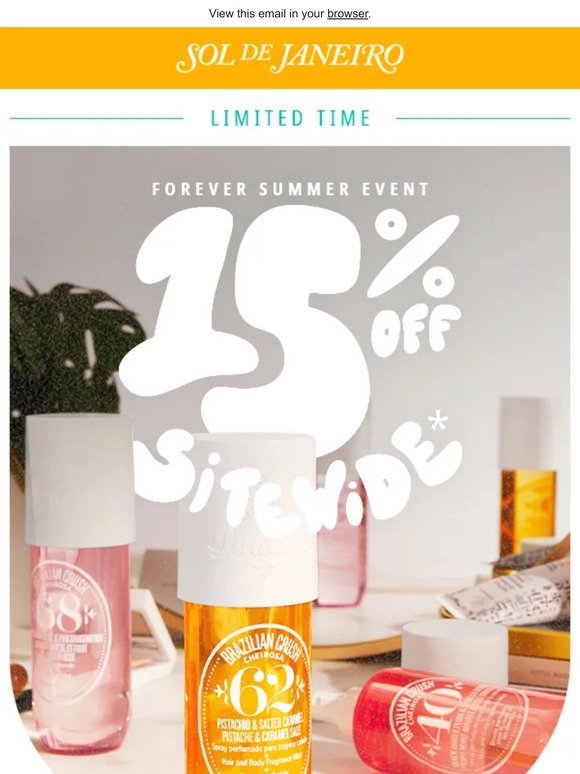 Limited Time: 15% Off Perfume Mist & More