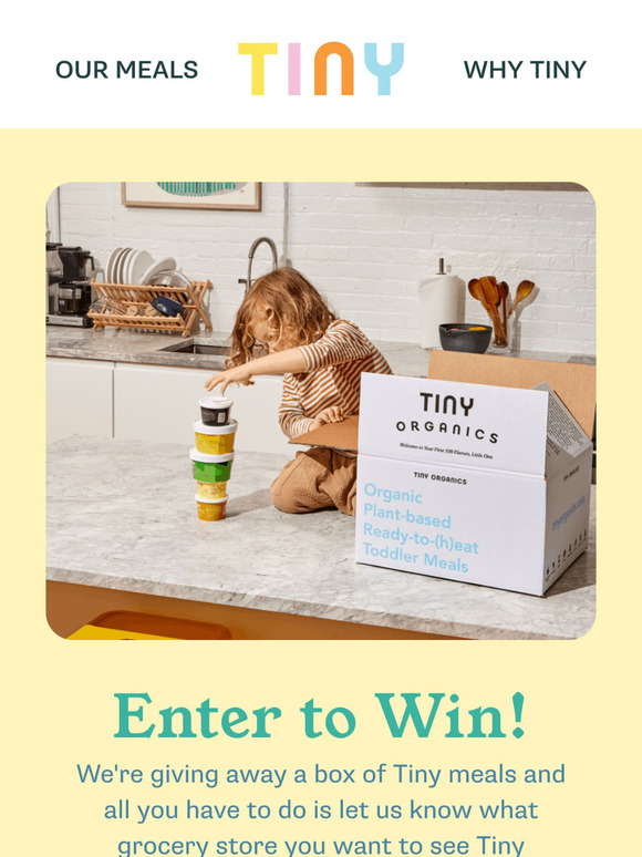 Want a FREE Box of Tiny Meals?