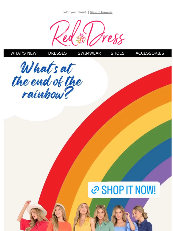 Red Dress Boutique What's at the end of the rainbow? 🌈 Milled