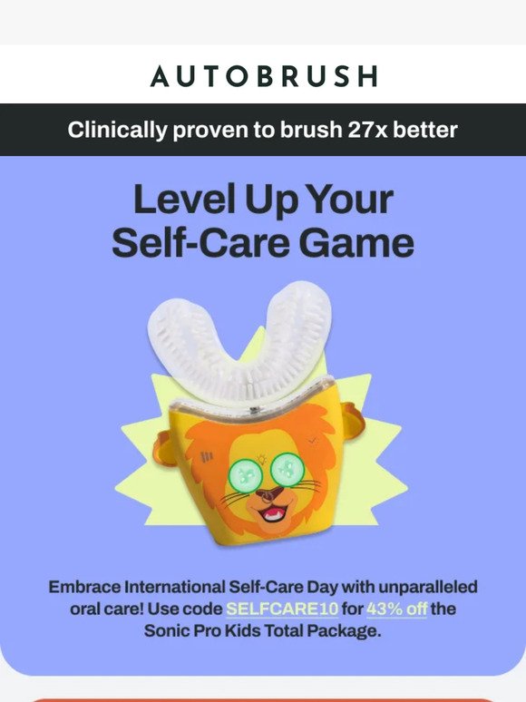 Self-care day sale!