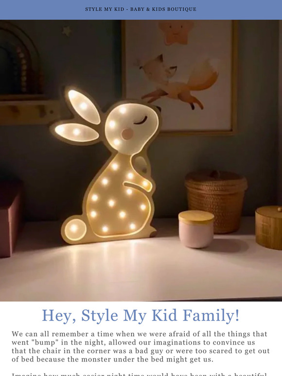 Is your child afraid of the dark?
