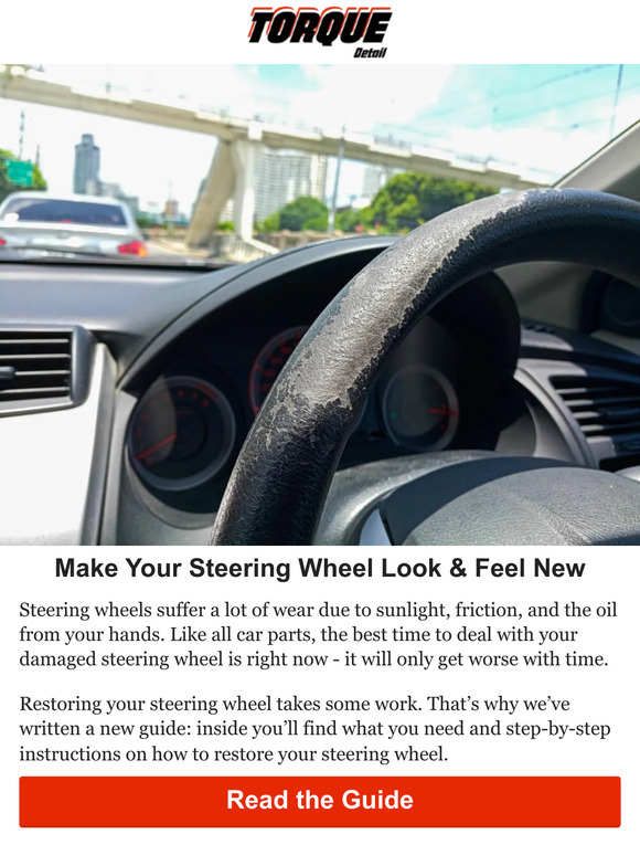 Torque Detail Make Your Steering Wheel Look New! Milled