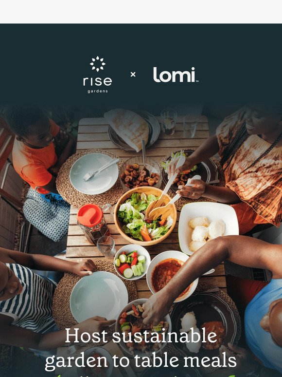 🚨🎉 Win Sustainable Garden to Table Essentials with Lomi and Rise Gardens!