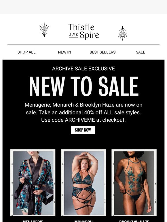 NEW Archive Sale Additions: Menagerie, Monarch & Brooklyn Haze