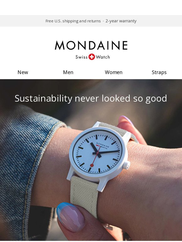 Mondaine Innovation Meets Sustainability