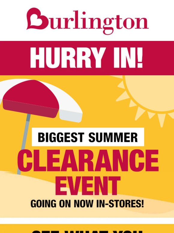 Come with me to shop @Burlington Summer Clearance Event, happening