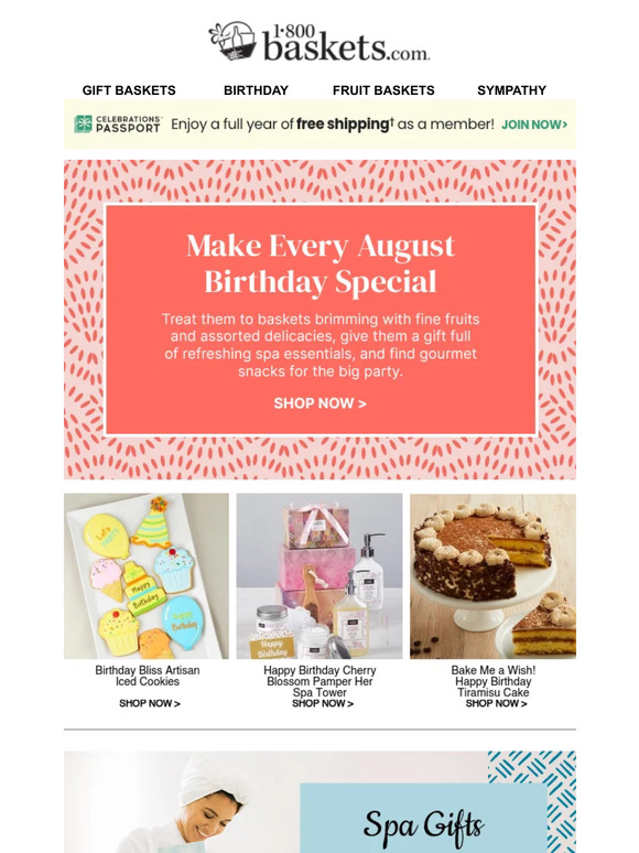 1800BASKETS 🎉 Hooray for August birthdays! Milled