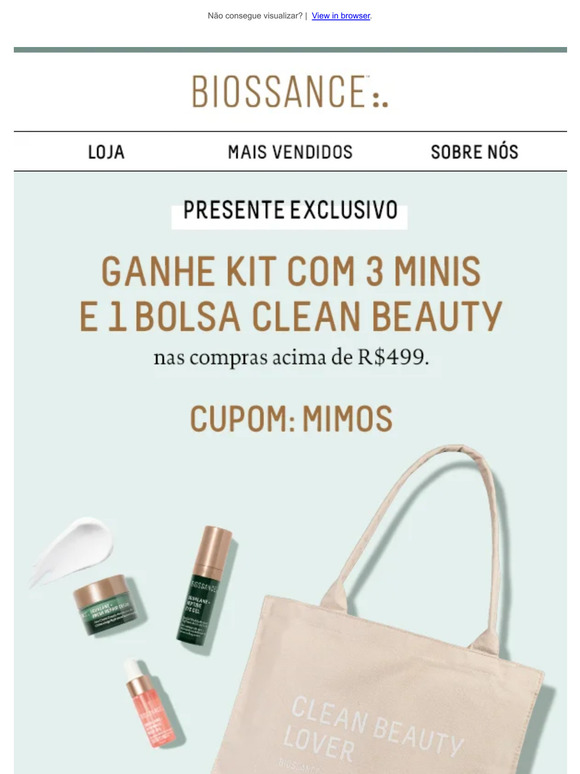 Até 6 mimos de 🎁 para você!