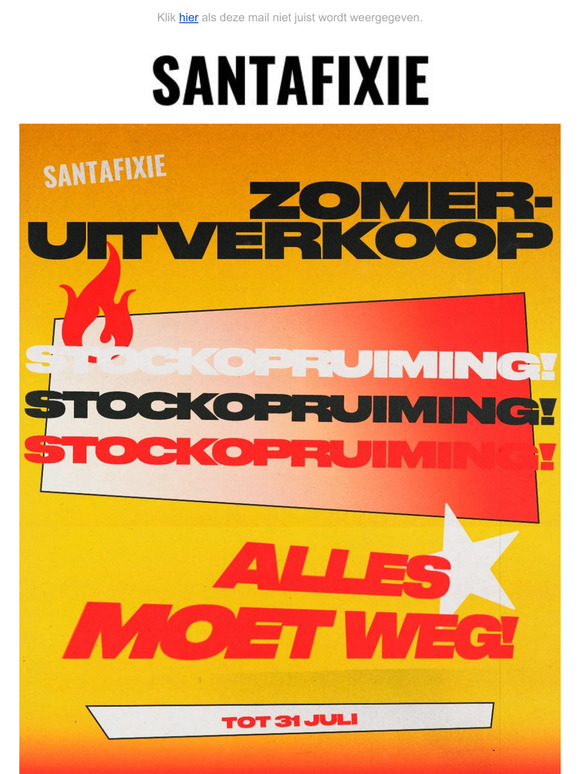 💣  Stockopruiming!
