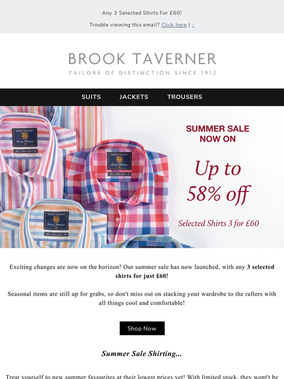 Brook Taverner Summer SALE Is Now Live Milled