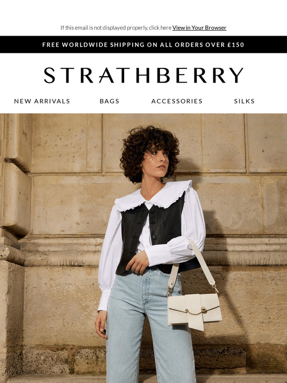 ONE WEEK ONLY | 10% off your first Strathberry purchase
