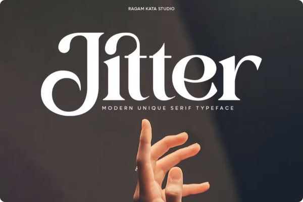 Jitter – Modern Serif