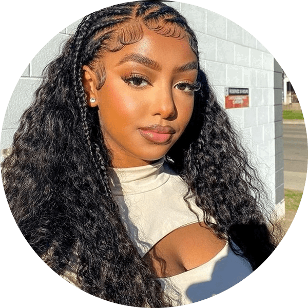 Braids + Curly Hair.