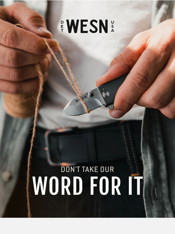 About what you said...