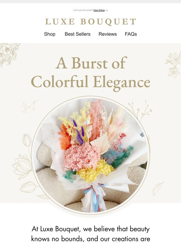 Dazzle Your Senses with Tutti Frutti Bouquet!