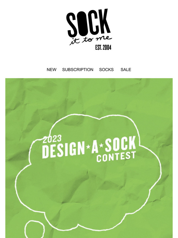 ⏳LAST CHANCE To Enter Our Design-A-Sock Contest!