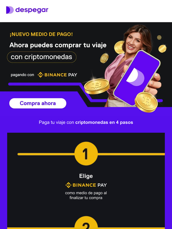¡Un NUEVO medio de pago llegó a Despegar! ₿