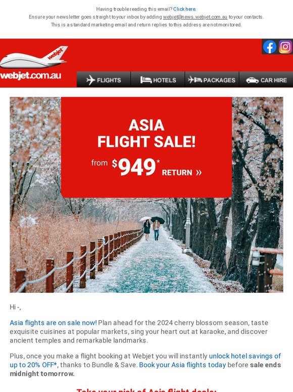 Asia flights on sale 🛫 $949 return to Seoul