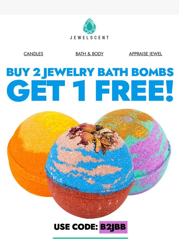 Treat Yourself: 3-for-2 Jewelry Bath Bombs