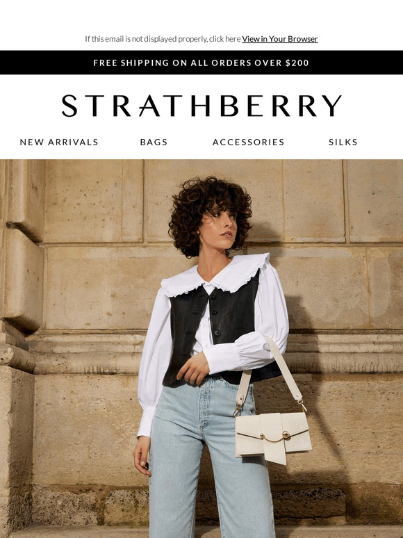 NEW arrivals alert  Introducing The Lisbon Collection - Strathberry