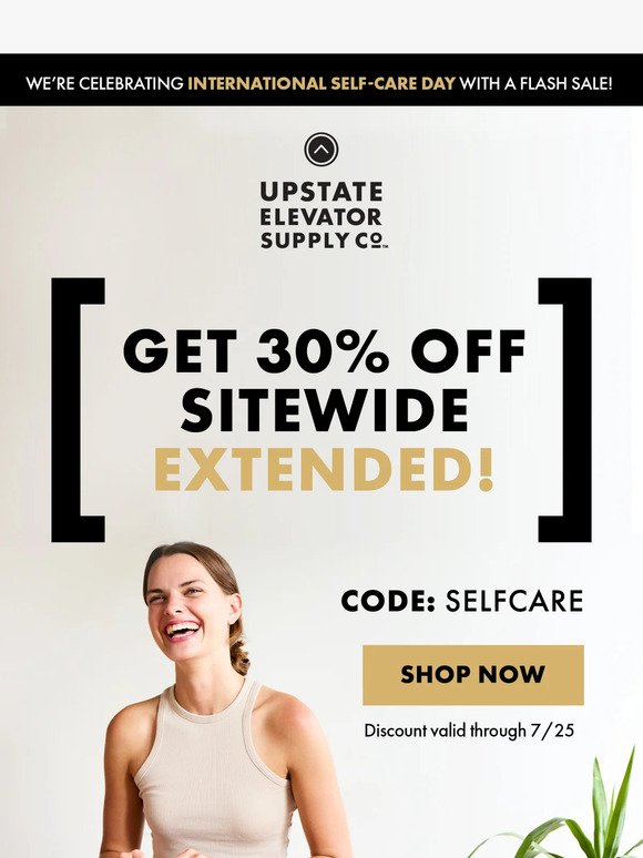 30% Off Sitewide—EXTENDED