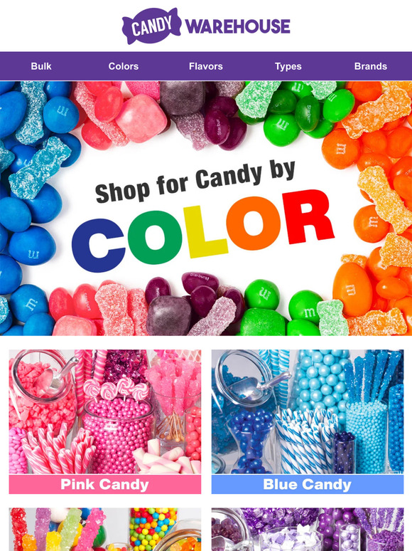 🍭Shop For Candy By Color