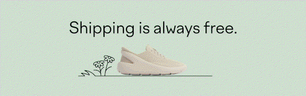 Shipping is always free