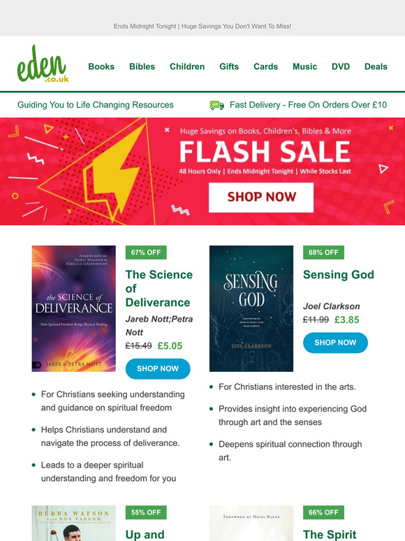 ⏰ Flash Sale | Ends Midnight Tonight | Don't Miss Out ⚡ + FREE Delivery Over £10 ⏰
