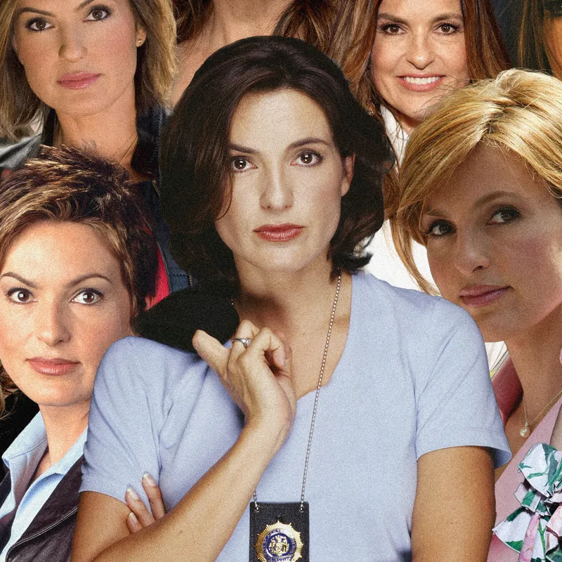 Mariska Hargitay hair collage