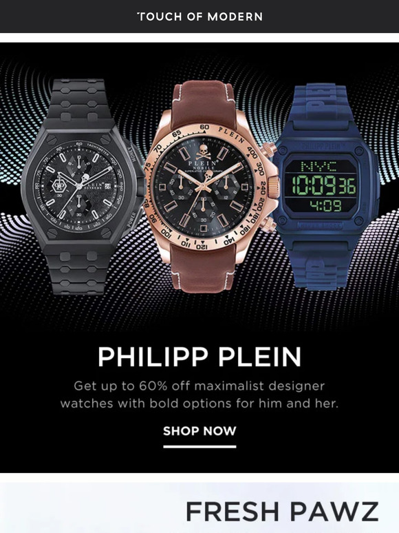 Maximalist Philipp Plein Watches Up to 60% Off 🔥