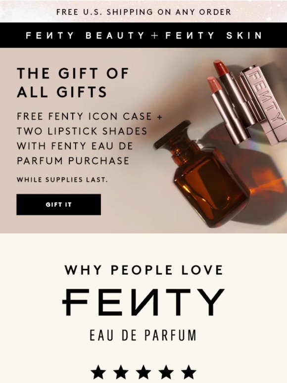 Get free Fenty Icon Lipsticks