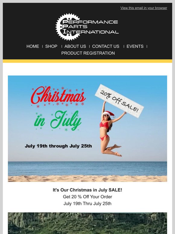 ENDS TODAY! Christmas in July Sale! 20% OFF