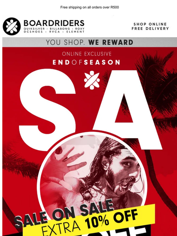 SALE ON SALE. Extra 10% off. Use code 'EXTRA10'