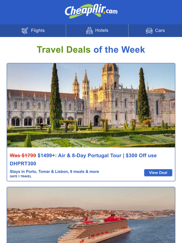 Discounted Vacation packages, Cruises and more travel offers