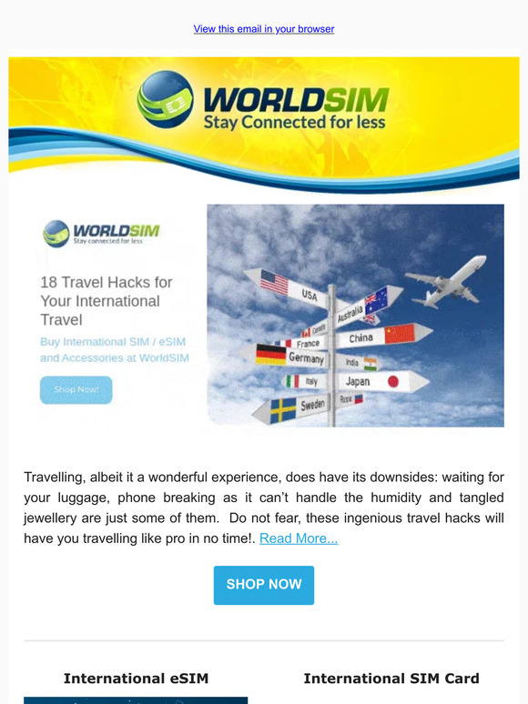 18 Travel Hacks for Your International Travel