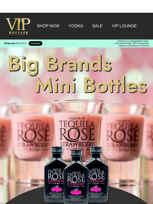 Try Your Favorite Bottles, Tiny-Sized 🍾